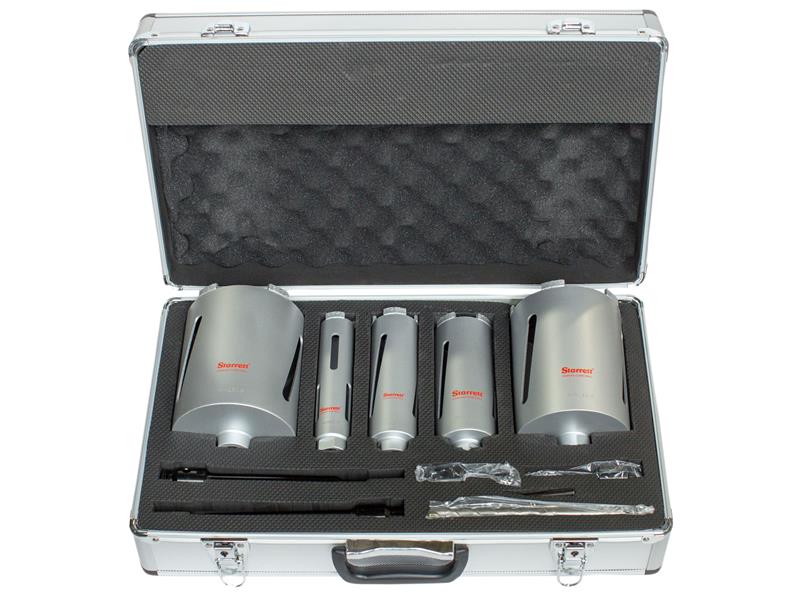 Starrett STRBMKIT1 BMKIT1 Diamond Dri-Core Drill Set, 5 Piece