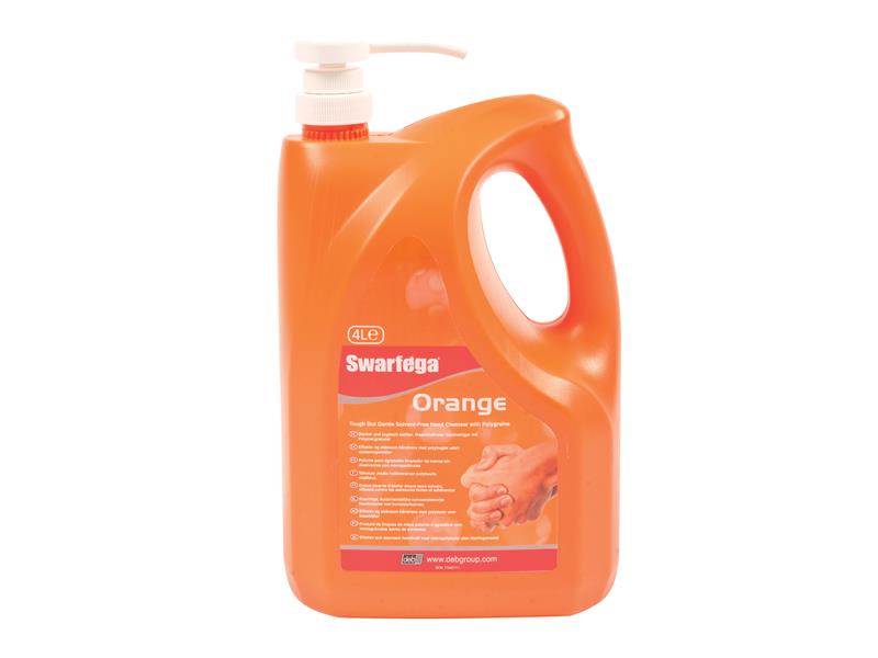 Swarfega® SWASOR4LTRMP Orange Hand Cleaner