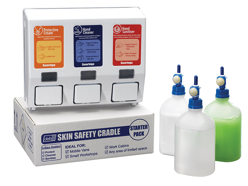 Swarfega® SWASVC01SP Skin Safety Cradle Skincare Starter Kit