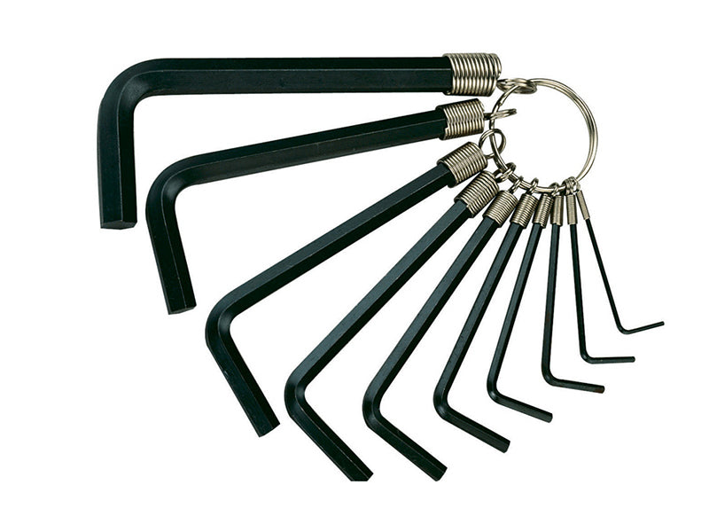 Teng TEN1424 Hex Key Set of 10 on Ring