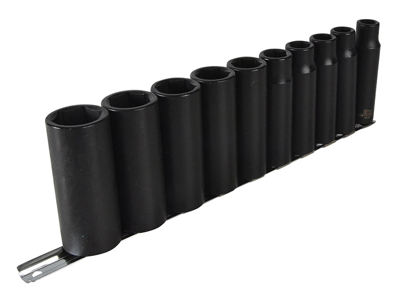 Teng TEN9126 1/2in Drive 9126 Deep Impact Socket Set, 10 Piece