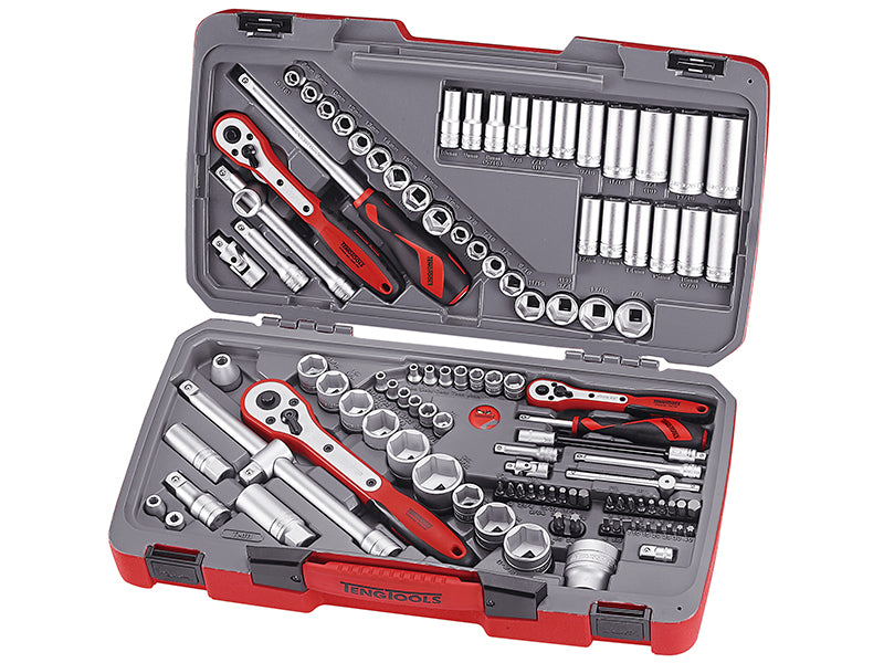 Teng TENTM111 TM111 Tool Set of 111 Metric & AF 1/4in 3/8in & 1/2in Drive