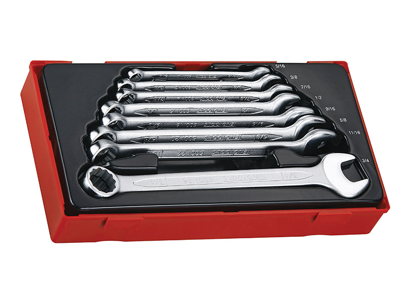 Teng TENTT3592 TT3592 A/F Combination Spanner Set, 8 Piece