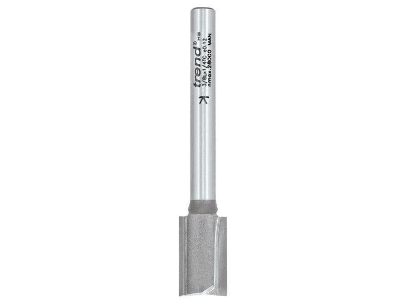 Trend TRE320L14TC Two Flute Cutter D-Namic Carbide, 1/4in