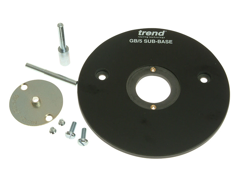Trend TREGB5 GB5 Sub Base C/W Bush & 2 Pins