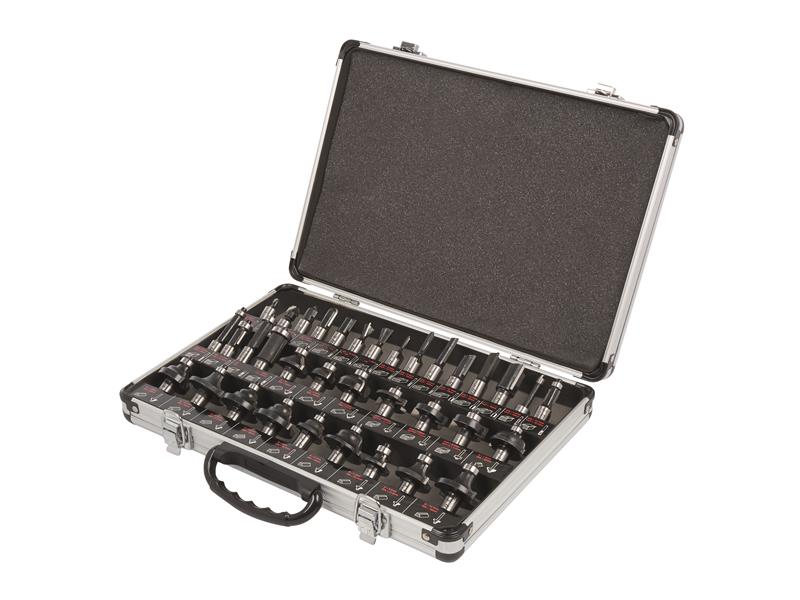 Trend TRESETSS3512 SET/SS35X1/2TC TCT Router Cutter Set, 35 Piece