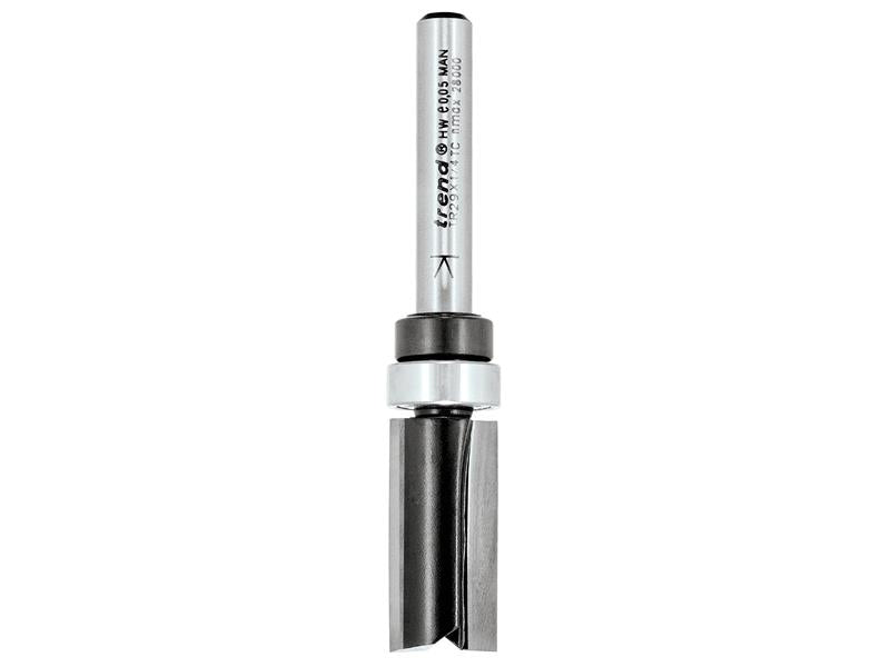 Trend TRETR2914TC TR29 x 1/4 TCT Shank Mounted Bearing Guided Profiler 12.7 x 25.4mm