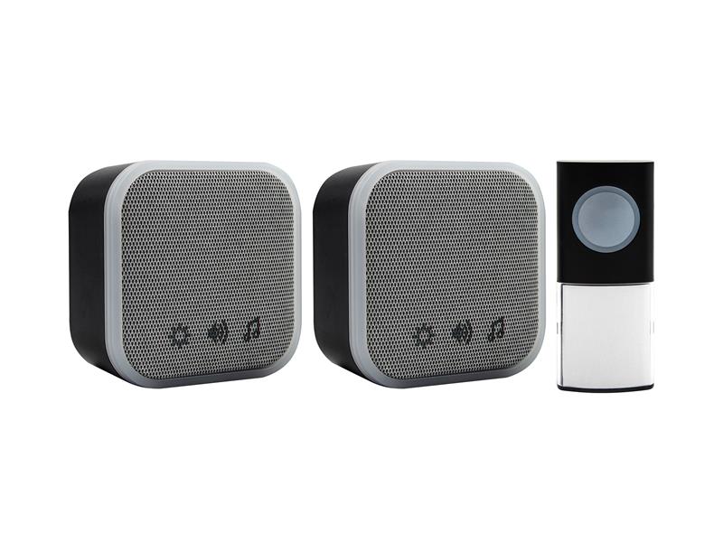 Portable and Plug-In Door Chime Set