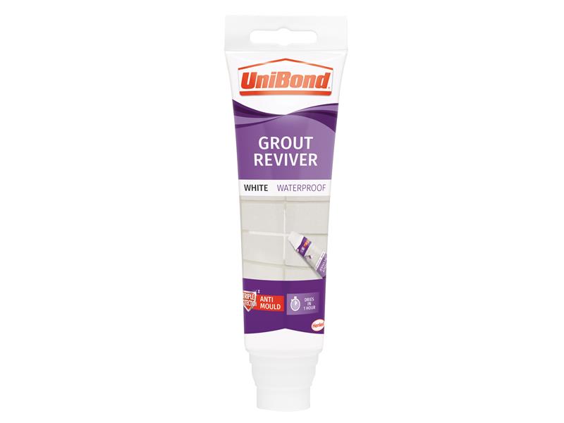 UniBond UNI2643640 Triple Protect Wall Tile Grout Reviver 125ml