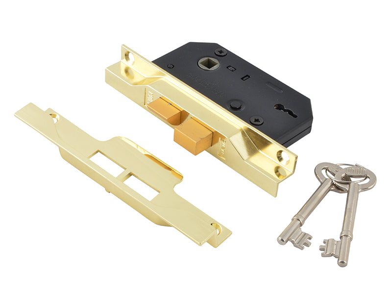 UNION UNNJ2242EB25 2 Lever Rebated Sashlock - 2242