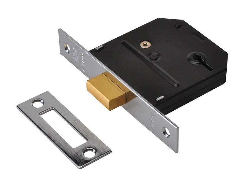 UNION UNNYESDLPB25 Essentials 3 Lever Mortice Deadlocks