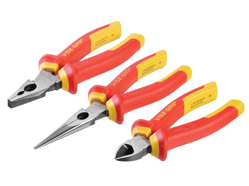 IRWIN® Vise-Grip® VIS10505519 VDE 3pc Plier Set