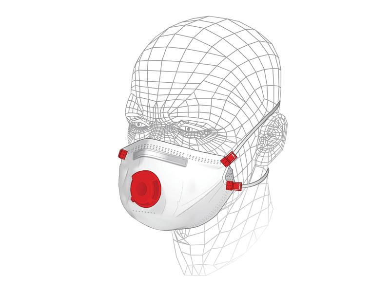 Vitrex VITS40310 Premium Valved Multipurpose Respirator P3