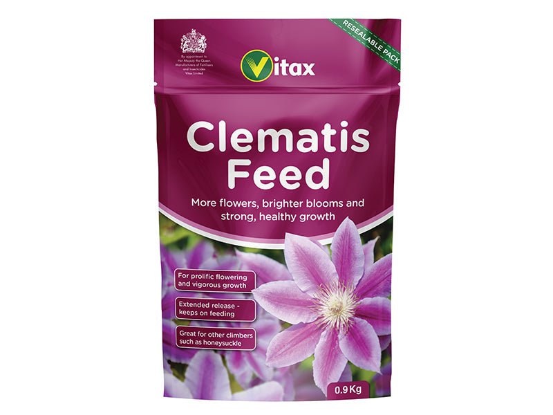 Vitax VTX6CF901 Clematis Feed 0.9kg Pouch