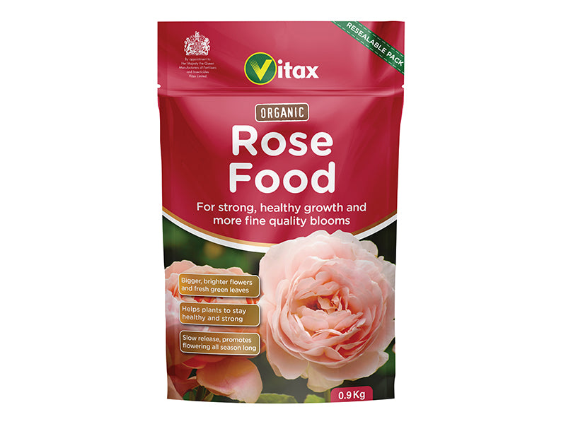 Vitax VTX6ORF901 Organic Rose Food 0.9kg Pouch