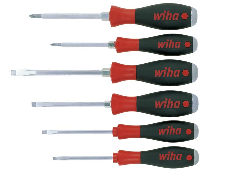 Wiha WHA21250 SoftFinish® SL/PH Hex Blade Screwdriver Set, 7 Piece