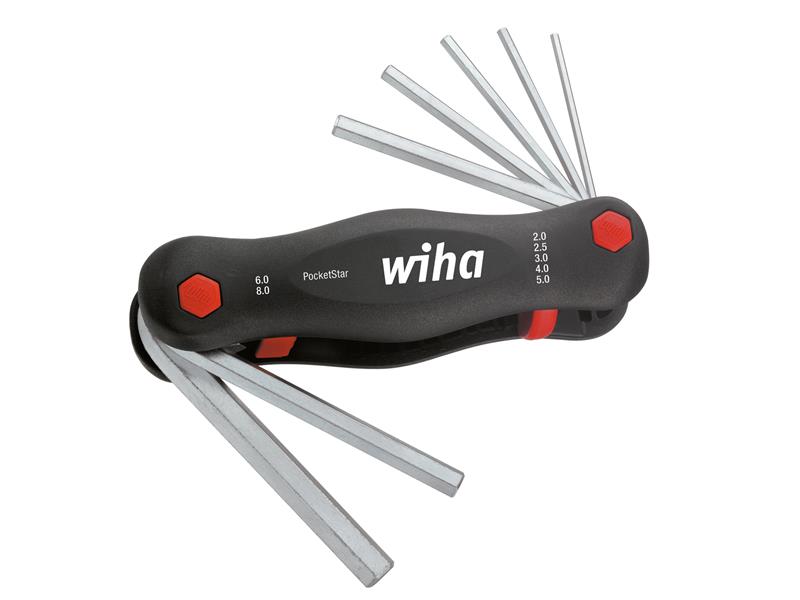 Wiha WHA23041 PocketStar Hex Key Set, 7 Piece (2-8mm)