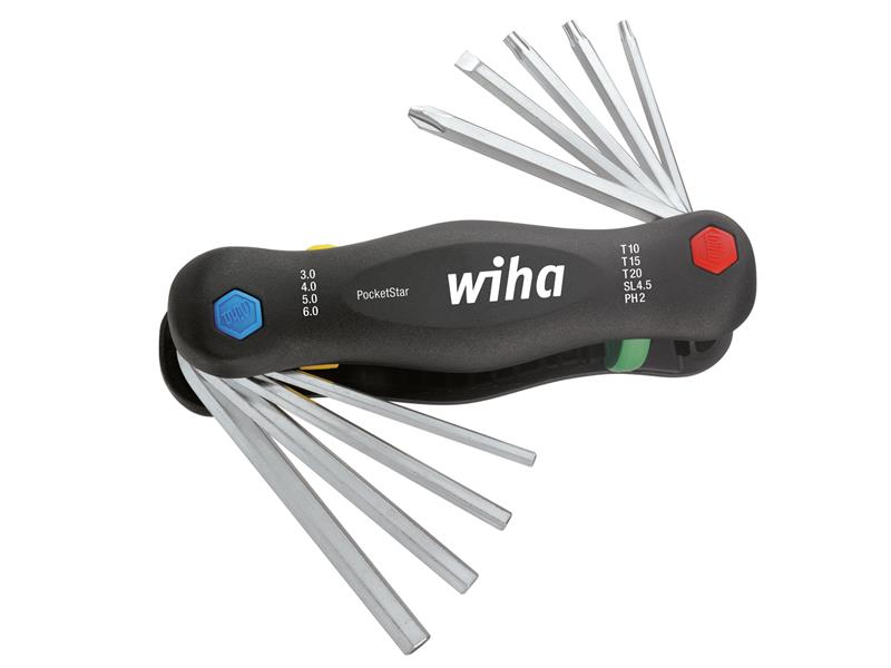Wiha WHA25293 PocketStar Multi Key Set, 9 Piece