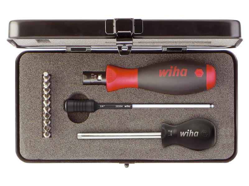 Wiha WHA26893 TorqueVario®-S Screwdriver Set, 14 Piece