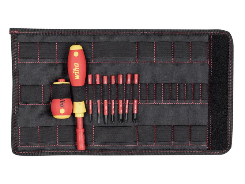 Wiha WHA41233 SoftFinish® electric slimVario Screwdriver Set, 10 Piece