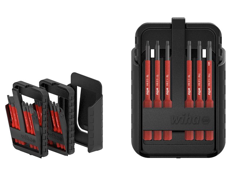 Wiha WHA43161 slimBit electric TORX®/TORX PLUS® Bit Set, 15 Piece