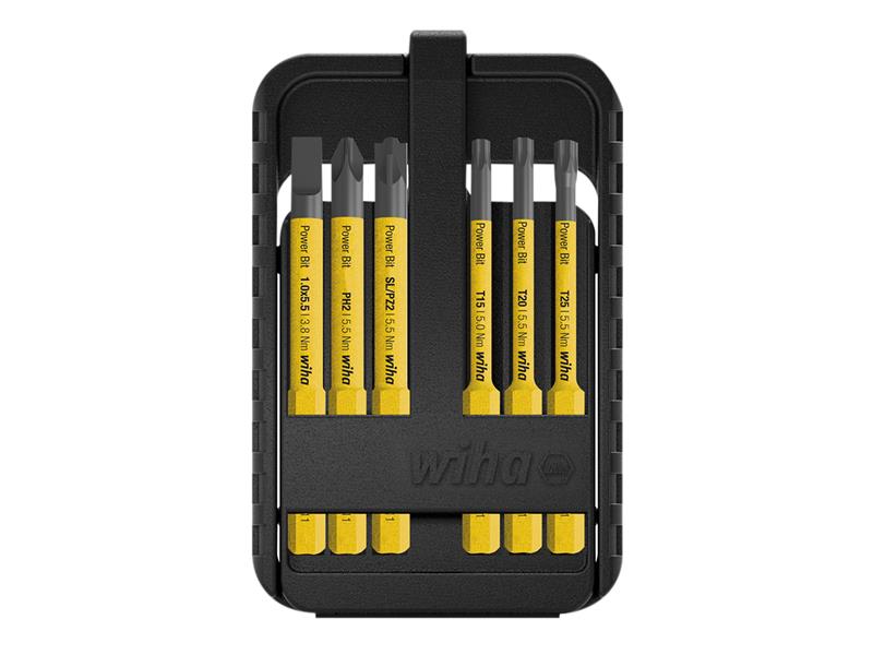 Wiha WHA44106 Power slimBit electric Bit Set, 7 Piece