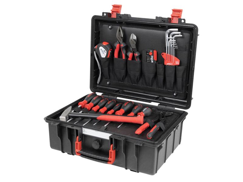 Wiha WHA45531 L Mechanic Basic Tool Set, 38 Piece (inc. Case)