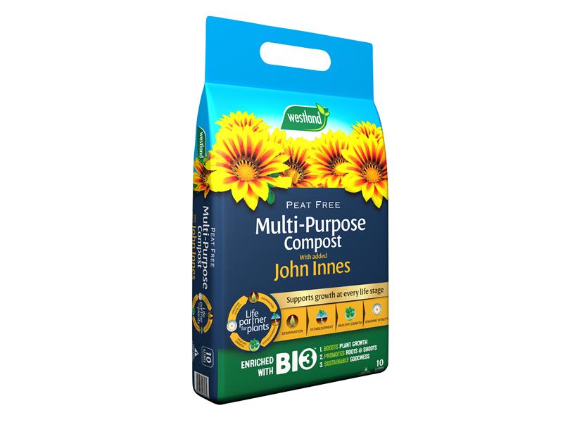 Westland WLD10100187 Westland Peat Free Multi-Purpose Compost with John Innes 10 litre