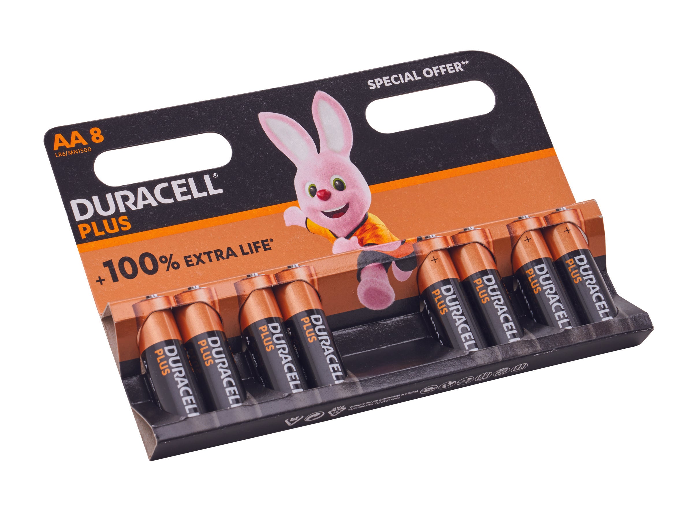 Duracell AA Plus Power 8 Pack