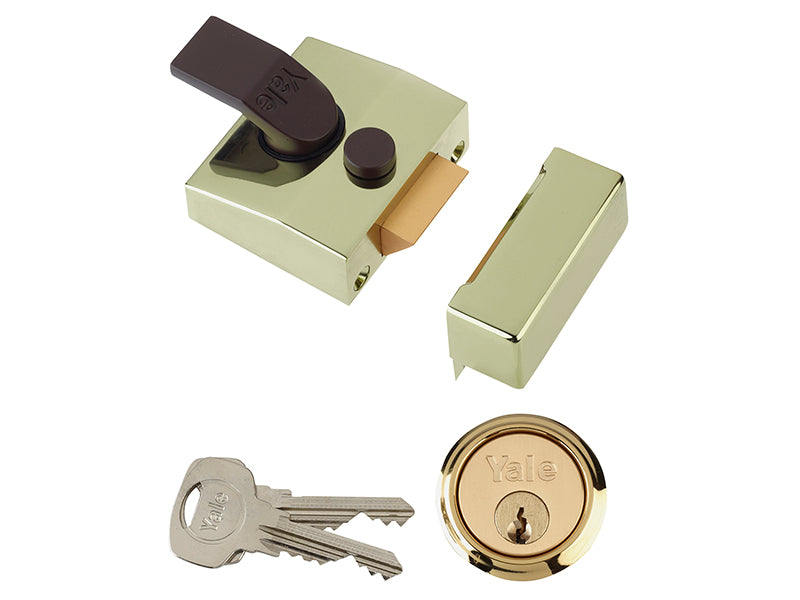 Yale Locks YAL85CHCH 85 Series Deadlocking Nightlatch