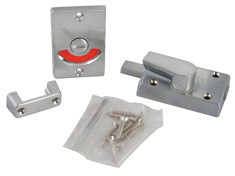 Yale Locks YALP127SC Indicator Bolt for Bathrooms or W.C Doors Satin Chrome P127