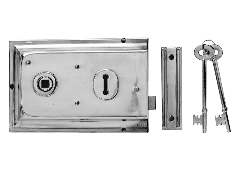 Yale Locks YALP334GRY P334 Rim Lock 156 x 104mm