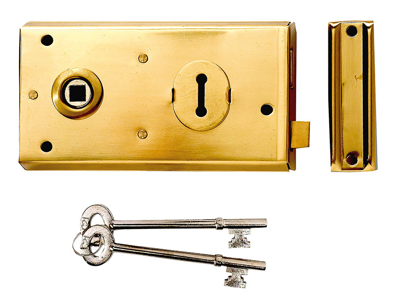 Yale Locks YALP401GRY P401 Rim Lock 138 x 76mm