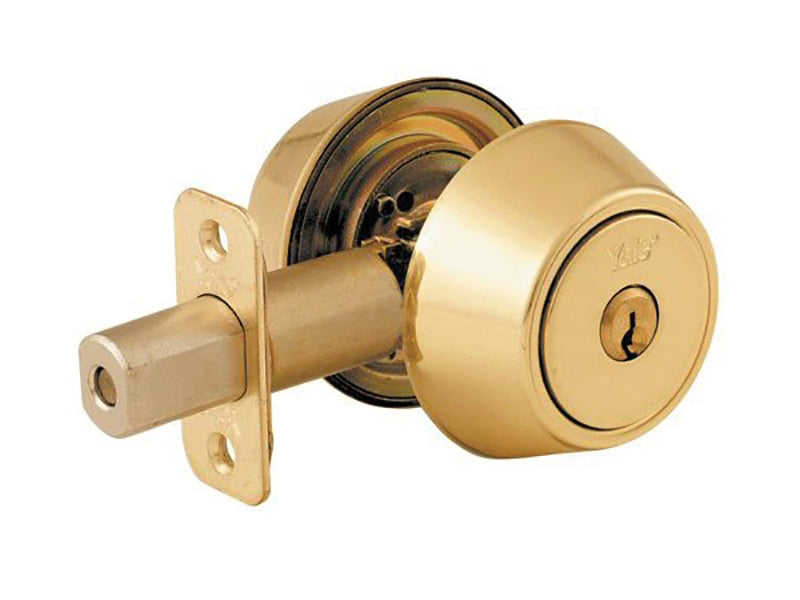 Yale Locks YALP5211PB P5211 Security Deadbolt Polished Brass