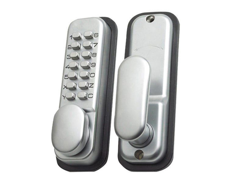 Yale Locks YALPDL02SC P-DL02-SC Push Button Door Lock Chrome Finish Hold Open Function