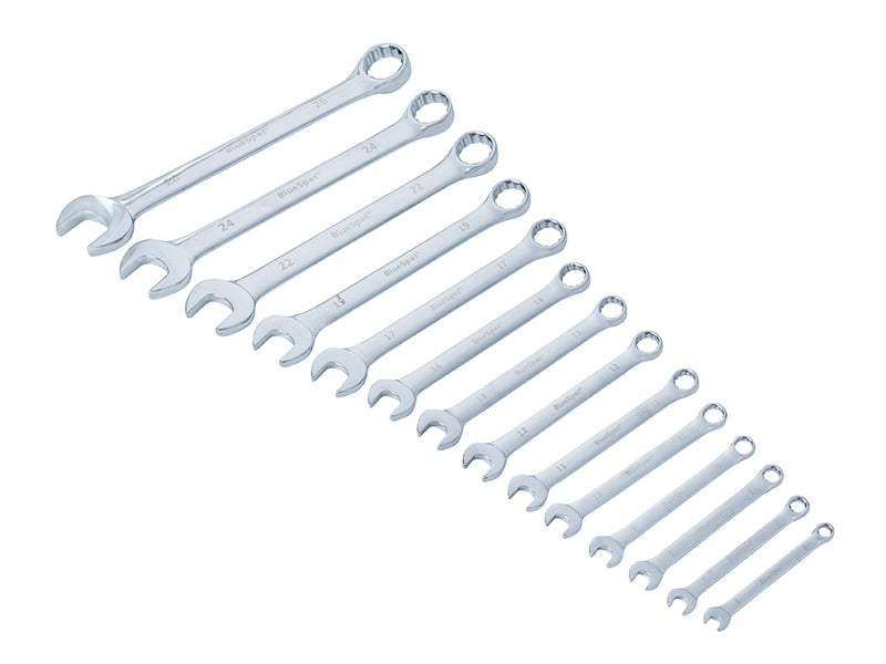 BlueSpot Tools B/S04125 Combination Spanner Set, Metric
