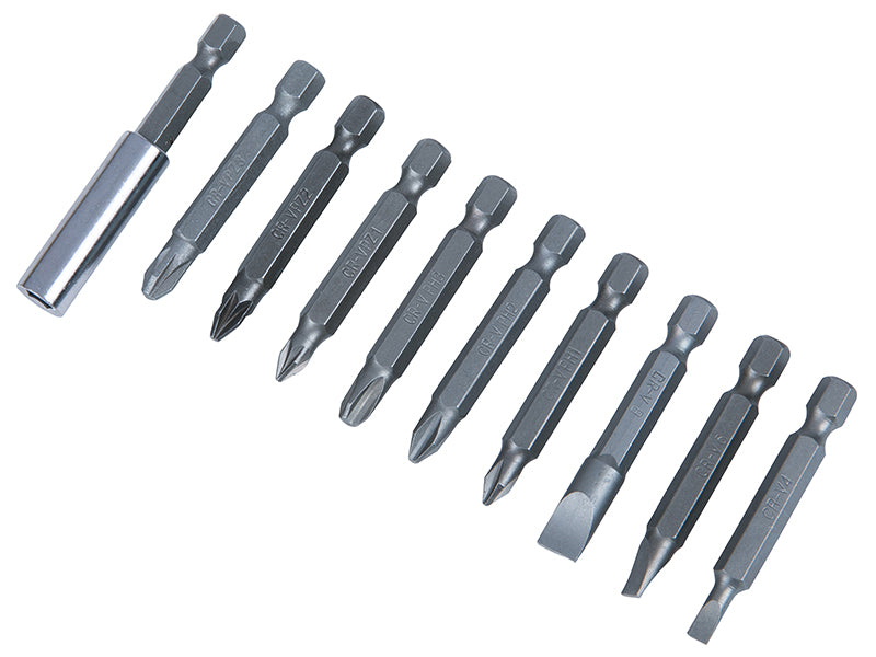 BlueSpot Tools B/S14120 Power Bit Set, 10 Piece