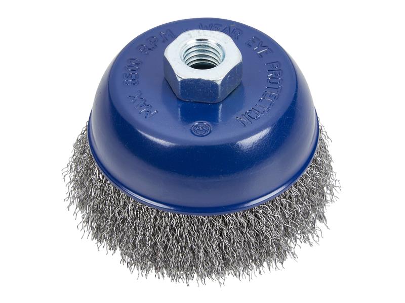 BlueSpot Tools B/S19218 Steel Wire Cup Brush