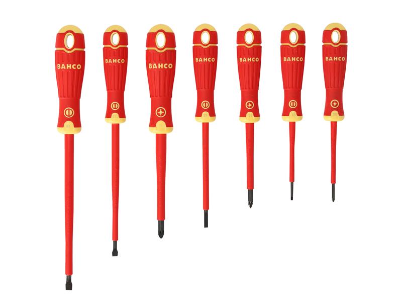 Bahco BAH220017 B220.017 BAHCOFIT Insulated Screwdriver Set, 7 Piece