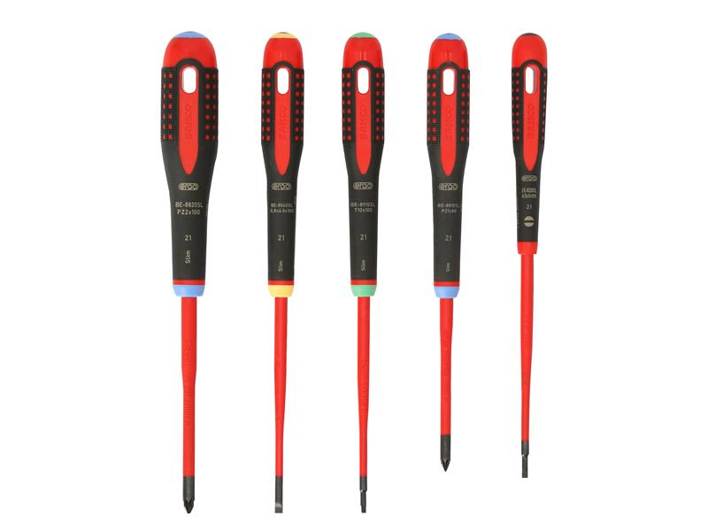 Bahco BAH9872SL BE-9872SL ERGO™ VDE Insulated Screwdriver Set, 5 Piece