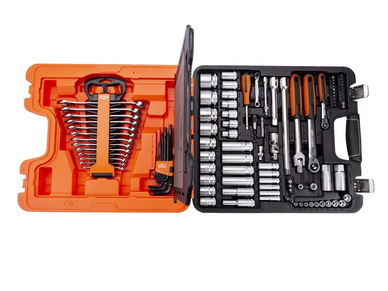 Bahco BAHS103 S103 1/4in &1/2in Dynamic Drive Socket & Spanner Set, 103 Piece