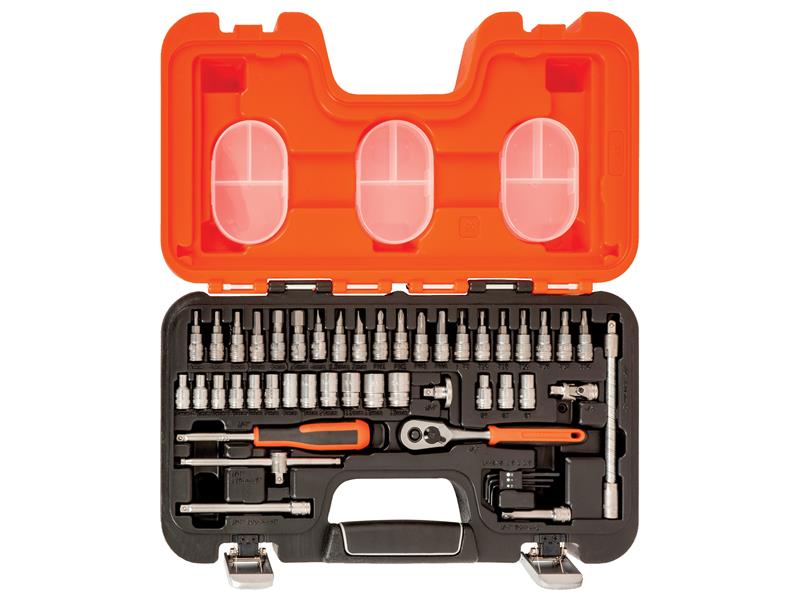 Bahco BAHS460 S460 1/4in Drive Socket Set, 46 Piece