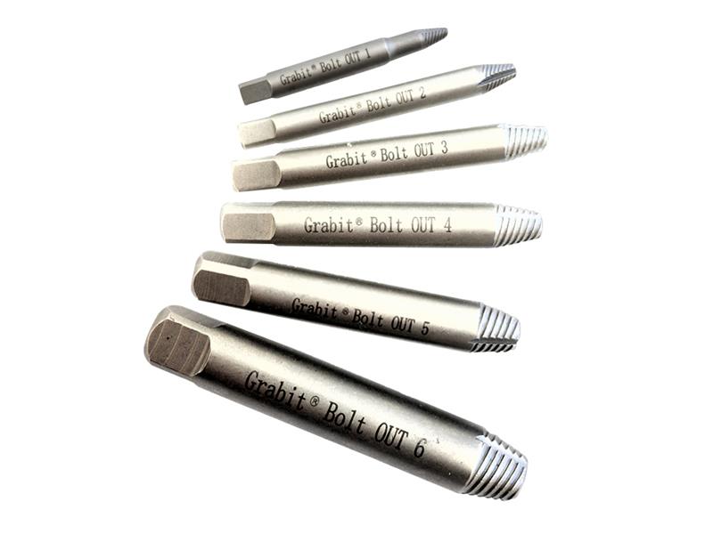 BOA BOA17006BR6 Damaged Bolt Remover Set, 6 Piece