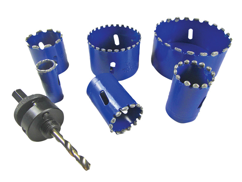 BOA BOA21001 Kitchen & Bathroom Installer Kit Diamond Holesaw Set, 6 Piece