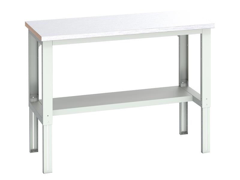 Cubio Adjustable Bench with Half Shelf
