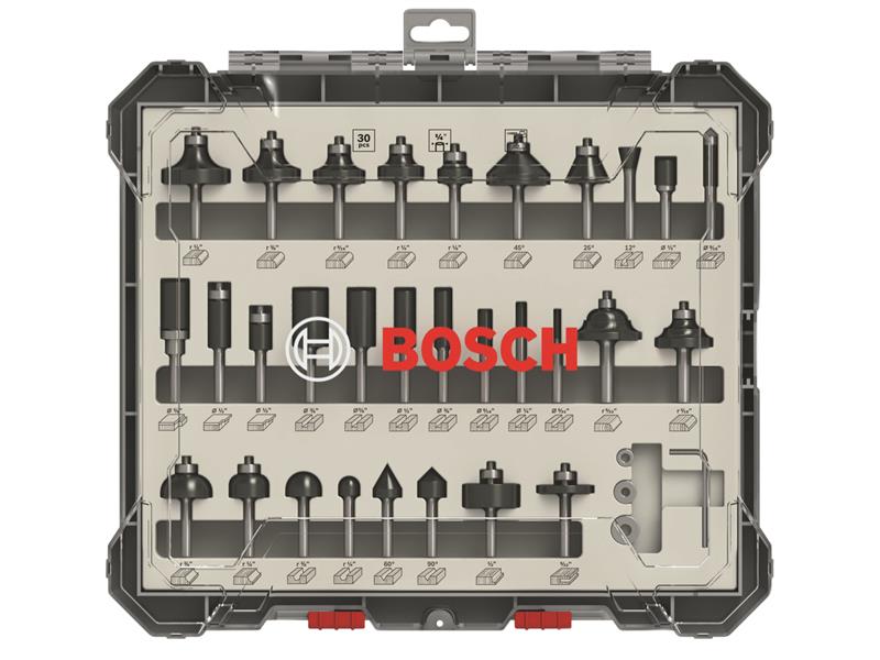PRO Router Bit Mixed Set, 30 Piece