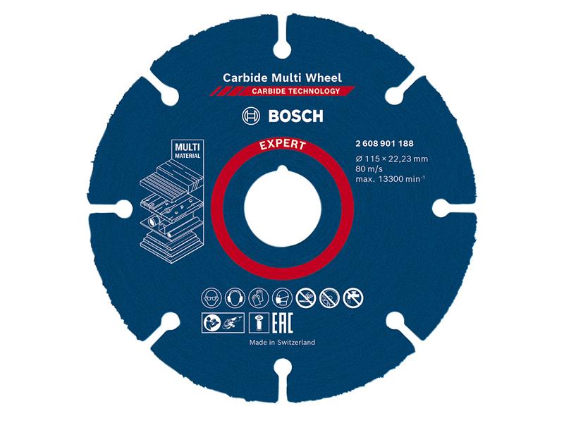 EXPERT Carbide Multi Wheel Cutting Disc 115 x 22.23mm