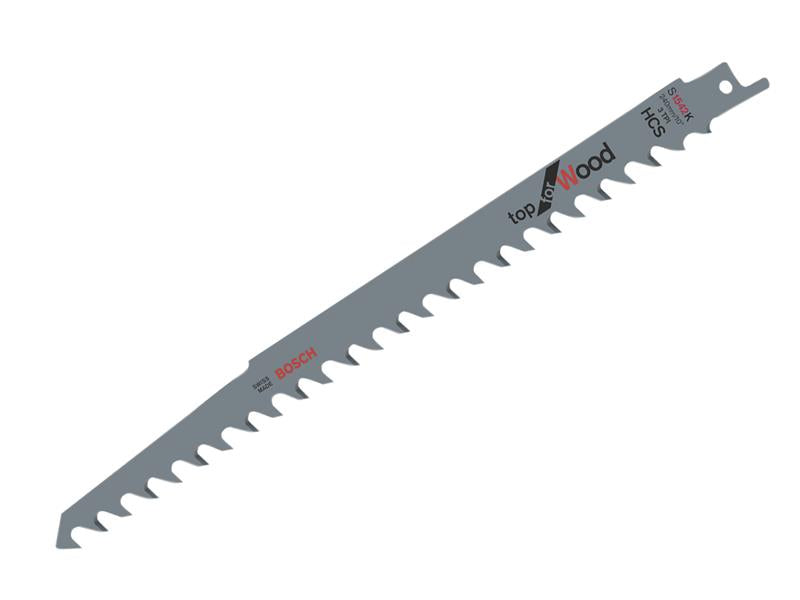 S 1542 K Top for Wood Reciprocating Saw Blade 240mm 3 TPI Pack of 5