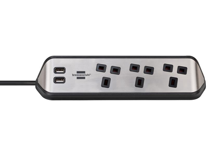 Brennenstuhl BRE3593410 estilo Corner Extension Lead