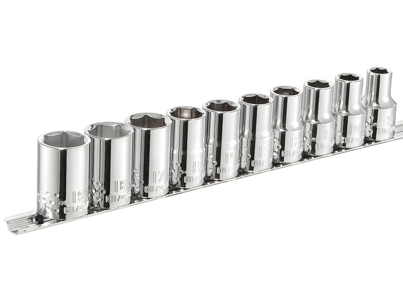 Expert BRIE034837B 1/2in Drive Socket Set, 10 Piece